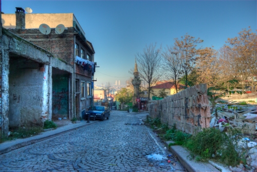 old streets of Suleymaniye  , Istanbul, pentax k10d